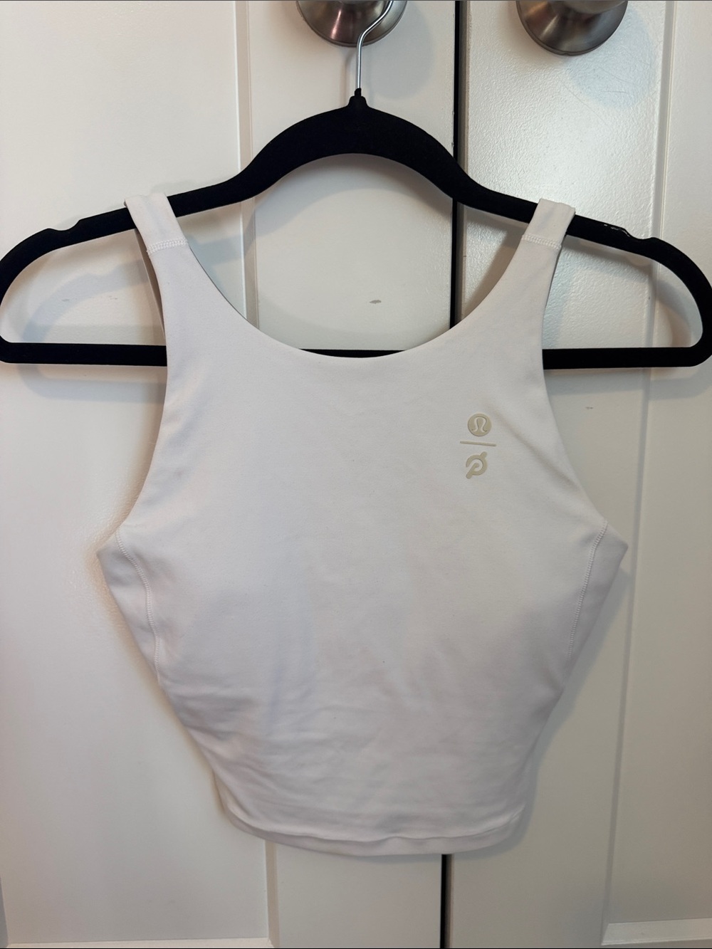 lululemon athletica white High-Neck Align Tank (4) - Peloton Logo